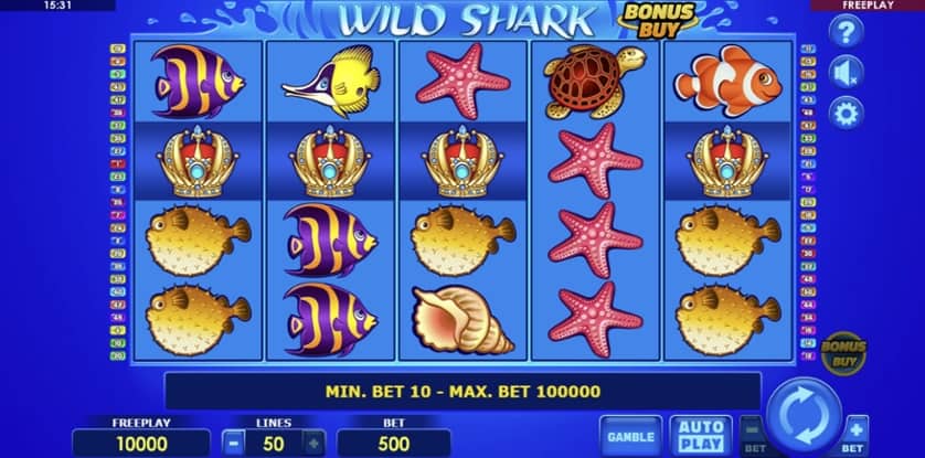 Igrajte brezplačno Wild Shark Bonus