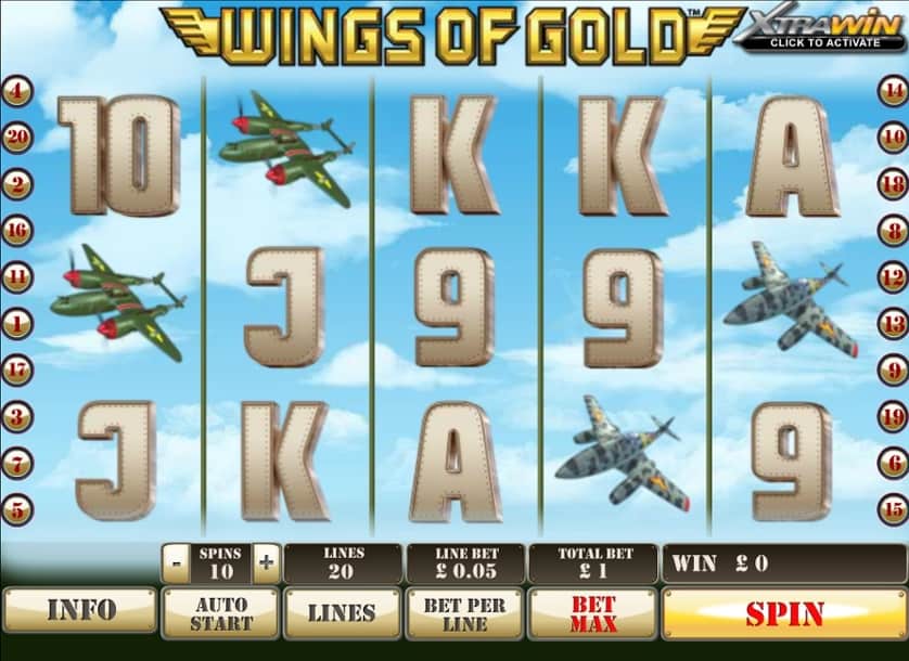 Igrajte brezplačno Wings of Gold