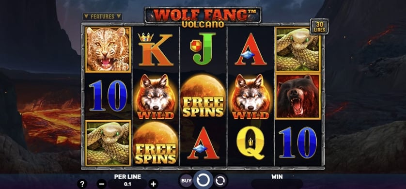 Igrajte brezplačno Wolf Fang: Volcano