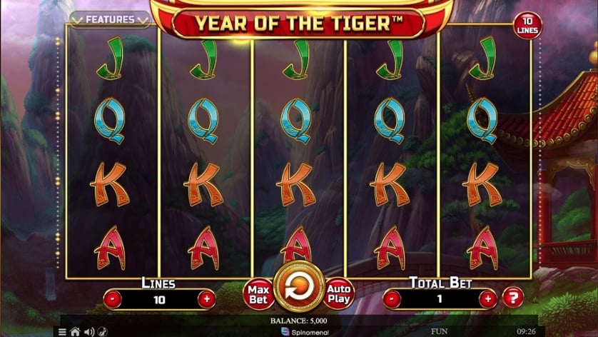 Igrajte brezplačno Year of the Tiger