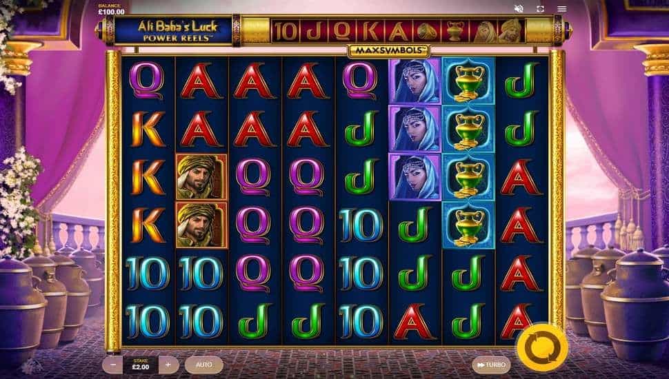 Igrajte brezplačno Ali Baba’s Luck Power Reels Maxsymbols