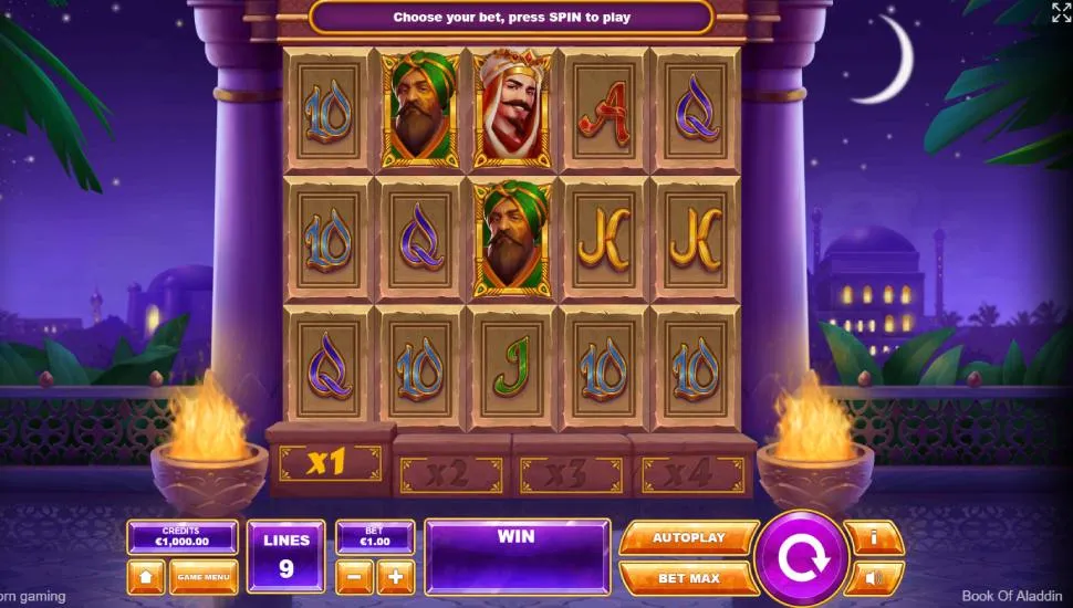 Igrajte brezplačno Book of Aladdin