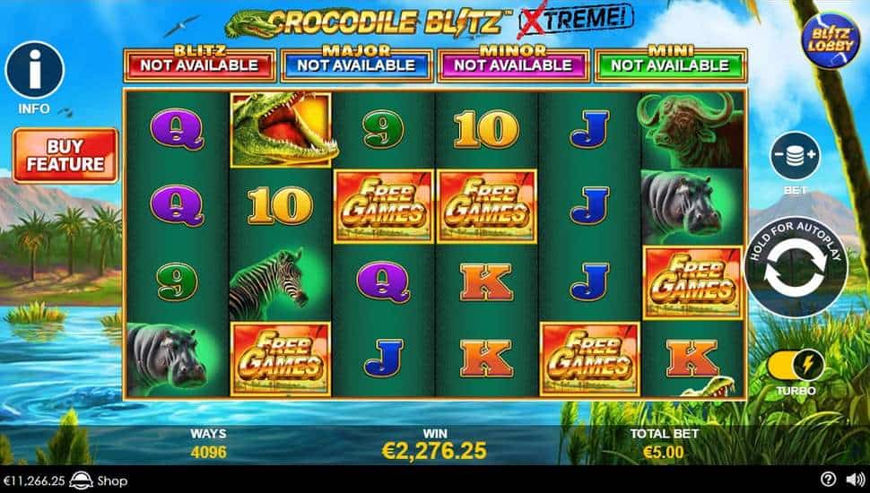 Igrajte brezplačno Crocodile Blitz Extreme