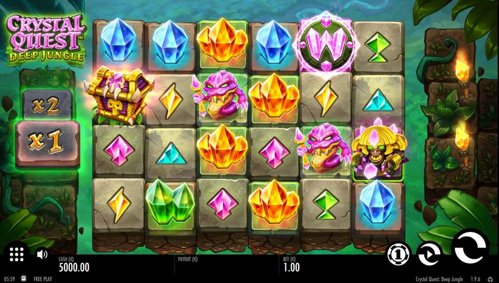 Igrajte brezplačno Crystal Quest: Deep Jungle