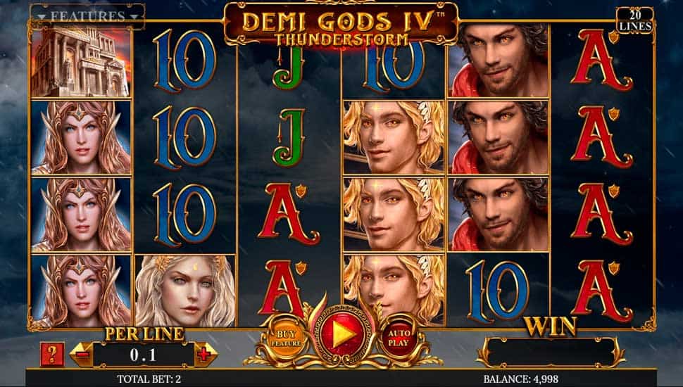 Igrajte brezplačno Demi Gods IV Thunderstorm