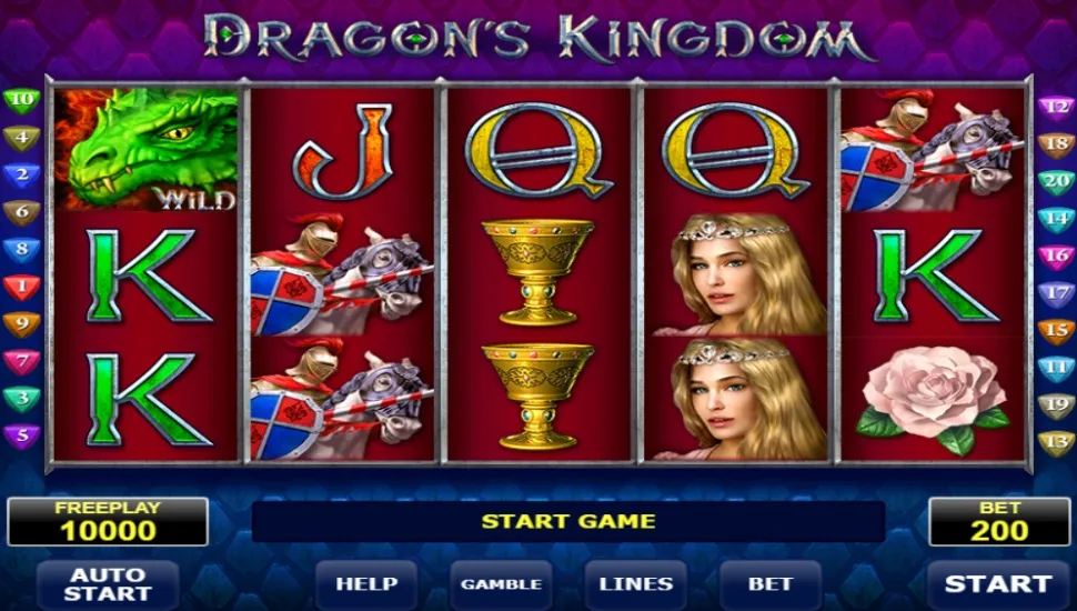Igrajte brezplačno Dragon’s Kingdom