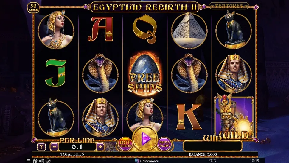 Igrajte brezplačno Egyptian Rebirth II