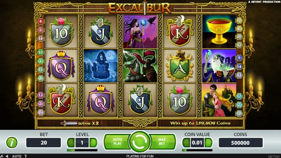 Igrajte brezplačno Excalibur