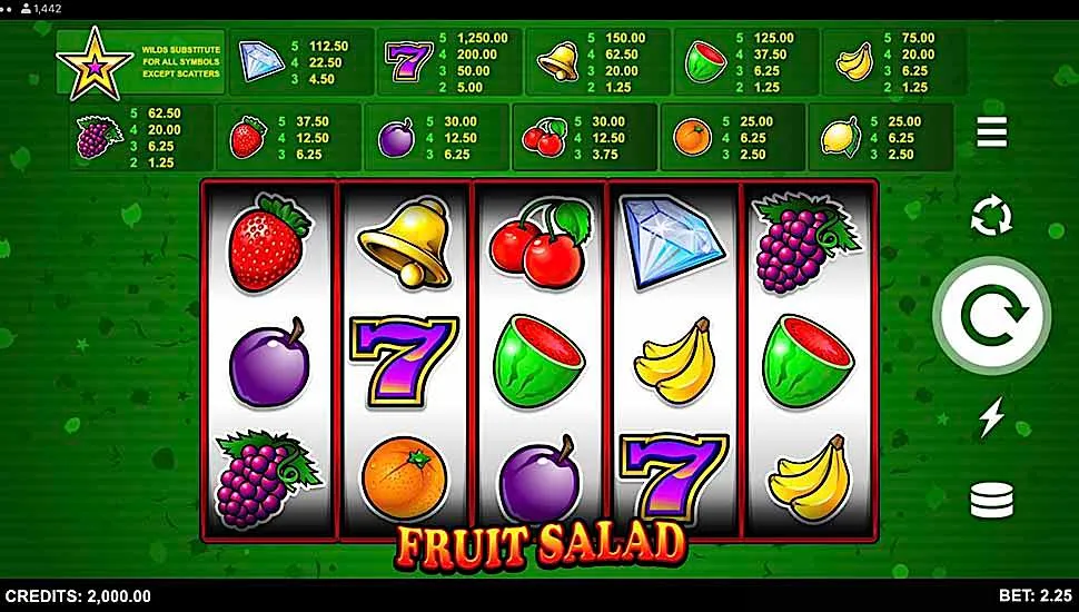 Igrajte brezplačno Fruit Salad