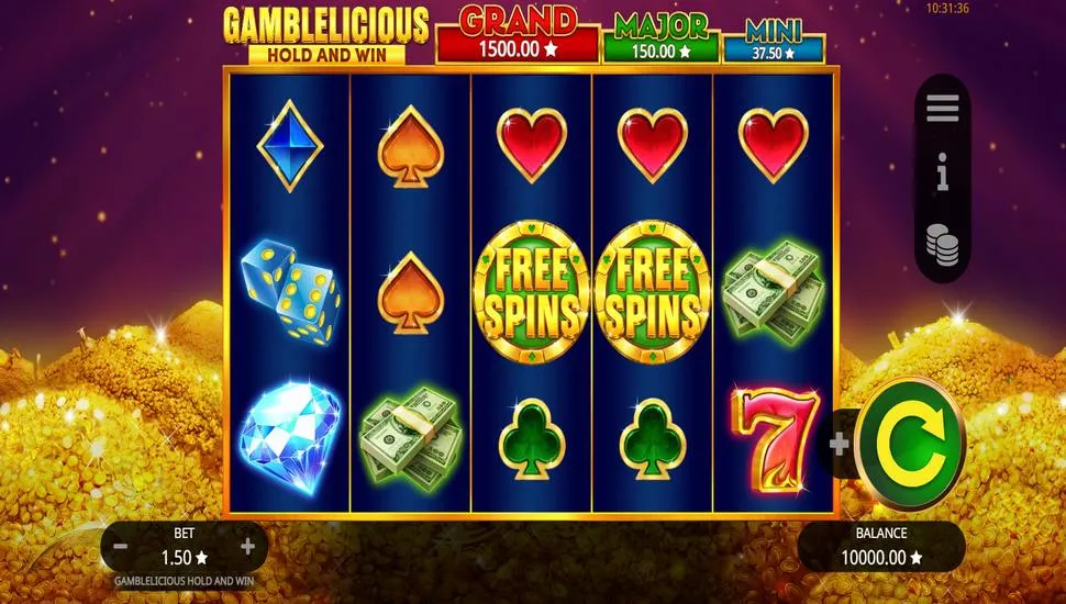 Igrajte brezplačno Gamblelicious Hold and Win