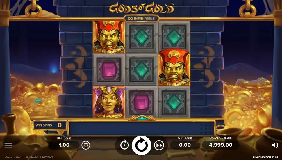 Igrajte brezplačno Gods of Gold Infinireels