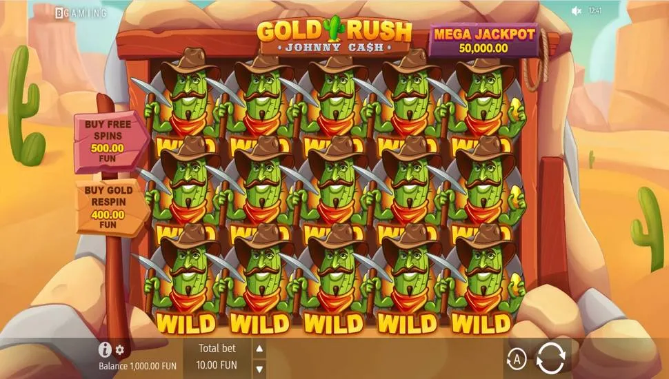 Igrajte brezplačno Gold Rush Johnny Cash