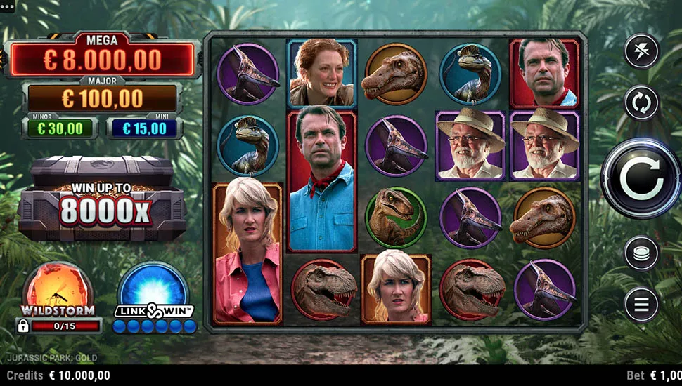 Igrajte brezplačno Jurassic Park Gold Link&Win