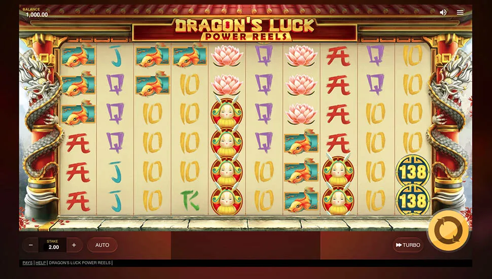 Igrajte brezplačno Dragon’s Luck Power Reels