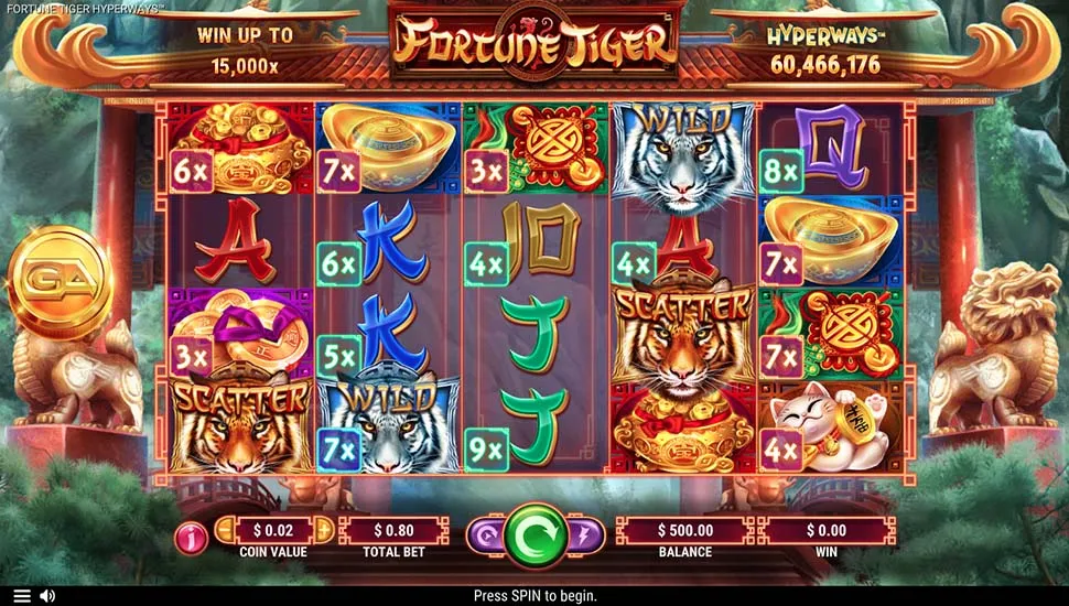 Igrajte brezplačno Fortune Tiger HyperWays