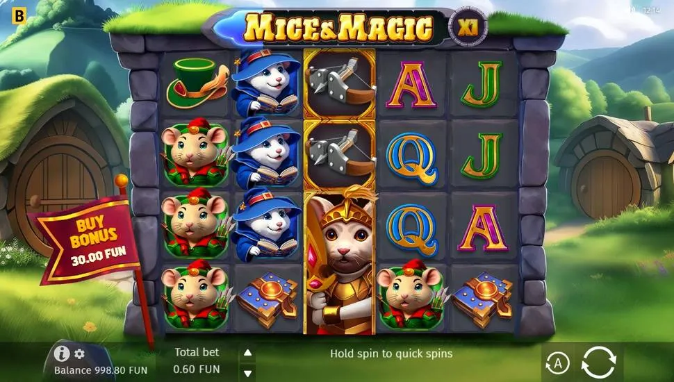 Igrajte brezplačno Mice and Magic Wonder Spin