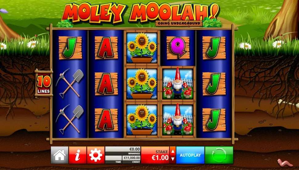 Igrajte brezplačno Moley Moolah! Going Underground