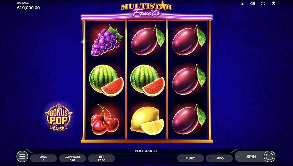 Igrajte brezplačno Multistar Fruits
