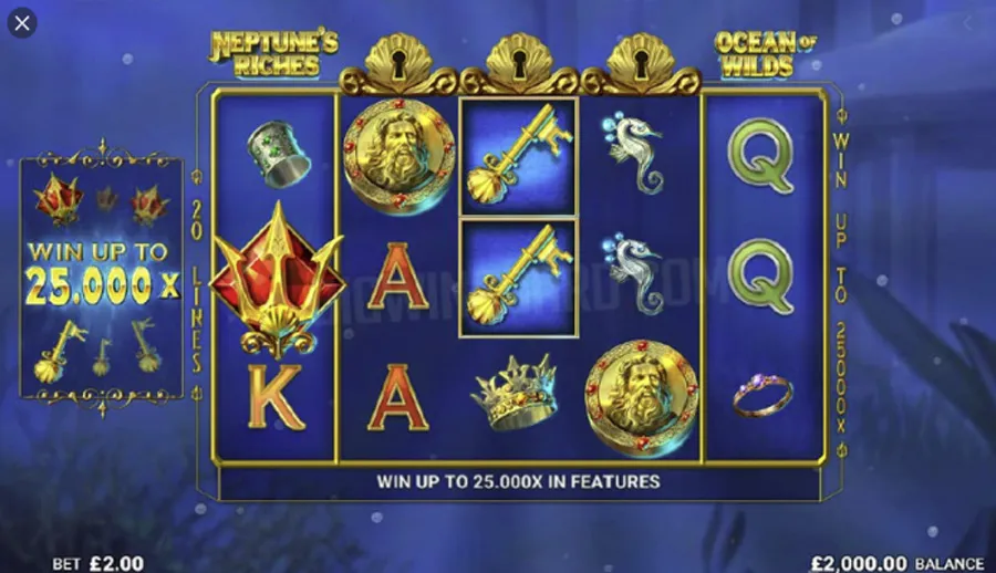 Igrajte brezplačno Neptune’s Riches: Ocean of Wilds
