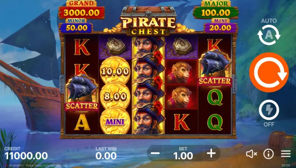 Igrajte brezplačno Pirate Chest: Hold and Win