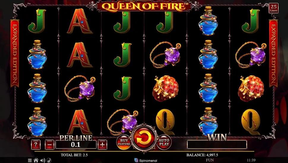 Igrajte brezplačno Queen Of Fire Expanded Edition