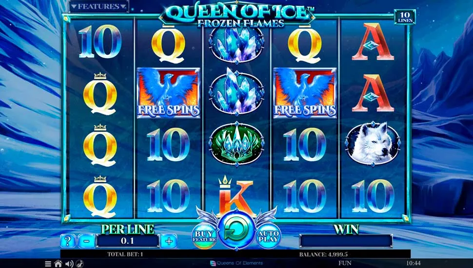 Igrajte brezplačno Queen of Ice Frozen Flames