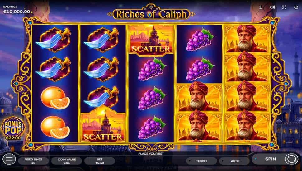 Igrajte brezplačno Riches of Caliph