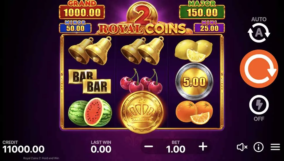 Igrajte brezplačno Royal Coins 2