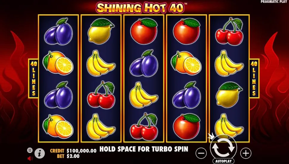 Igrajte brezplačno Shining Hot 40