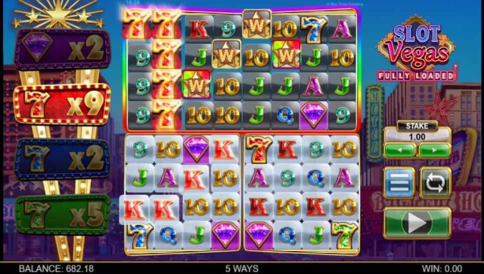 Igrajte brezplačno Slot Vegas Fully Loaded Megaquads