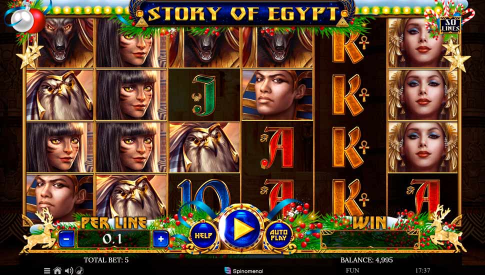 Igrajte brezplačno Story Of Egypt Christmas Edition