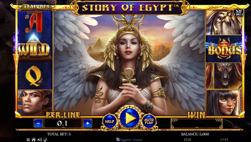 Igrajte brezplačno Story of Egypt Egyptian Darkness