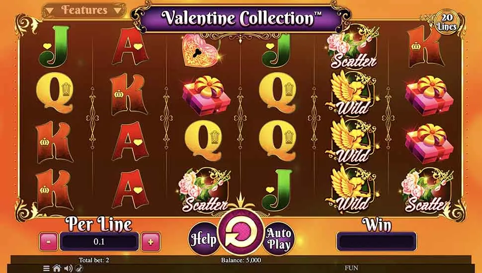 Igrajte brezplačno Valentine Collection 20 Lines