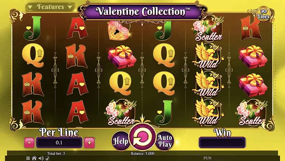 Igrajte brezplačno Valentine Collection 30 Lines