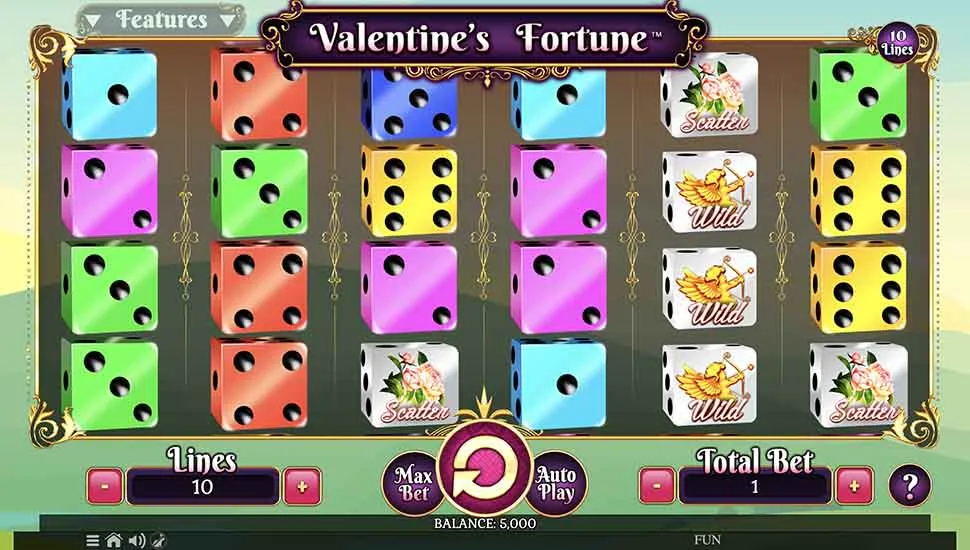 Igrajte brezplačno Valentine’s Fortune Dice