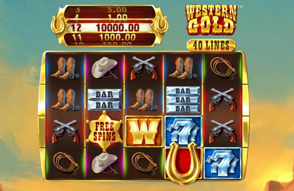 Igrajte brezplačno Western Gold