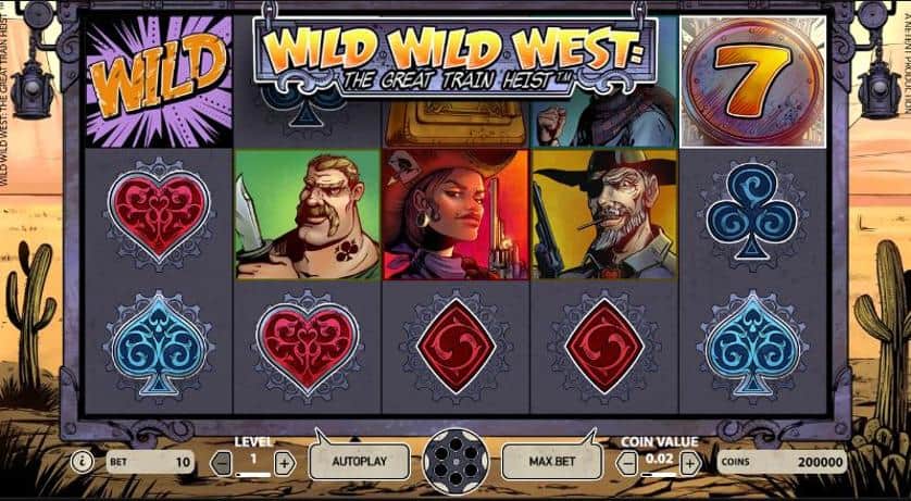 Igrajte brezplačno Wild Wild West: The Great Train Heist