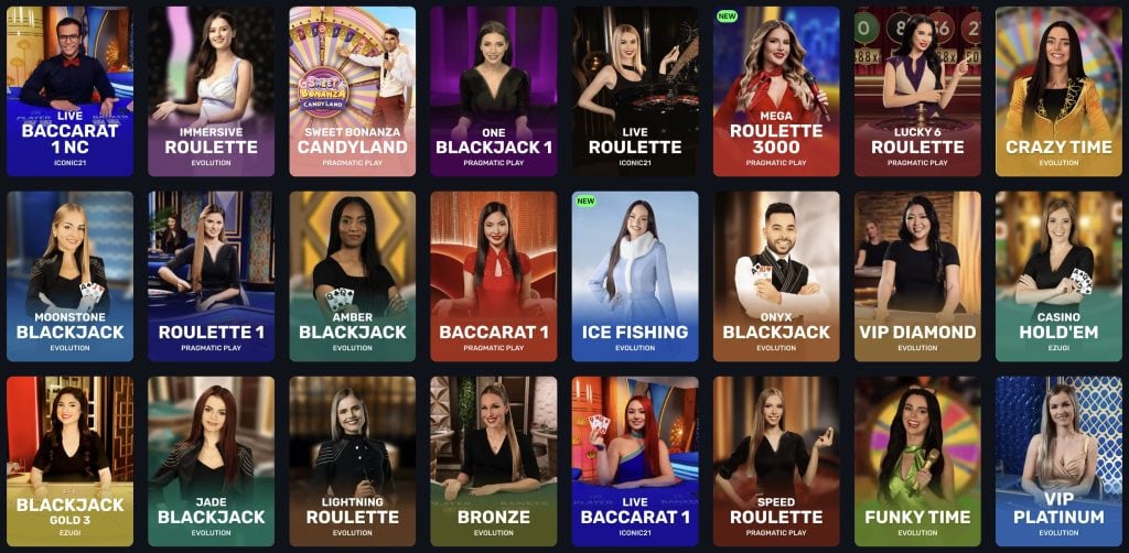 Luckywins Casino Igre v živo