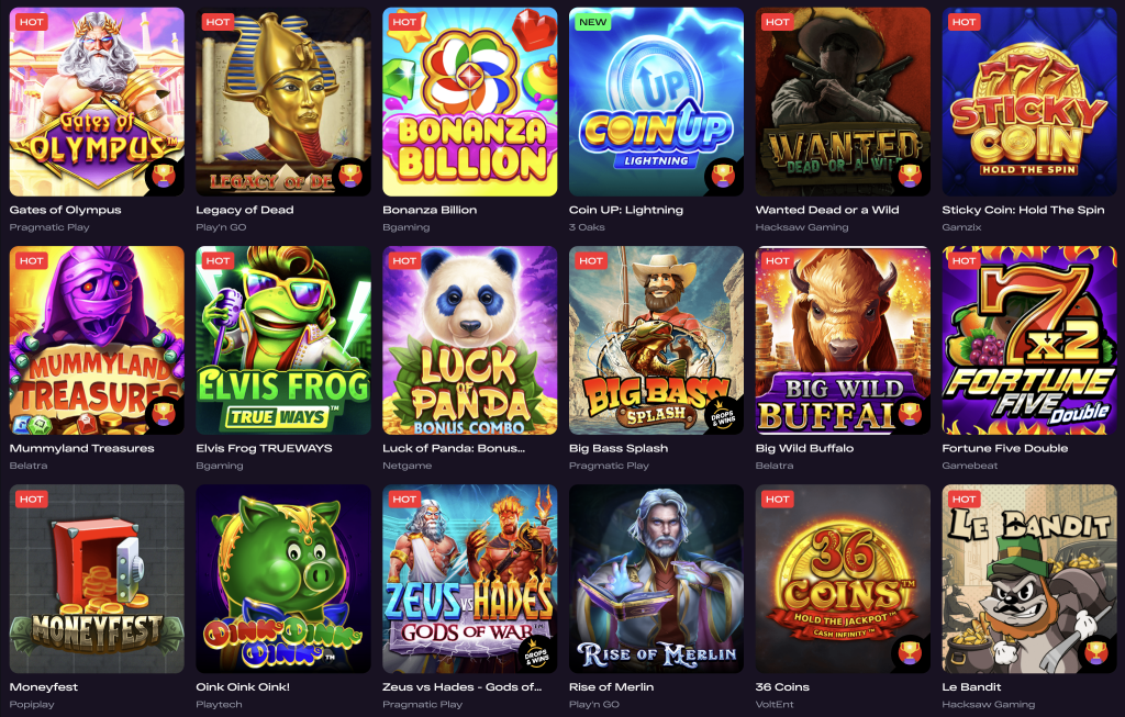 GlitchSpin Casino - Igralni avtomati