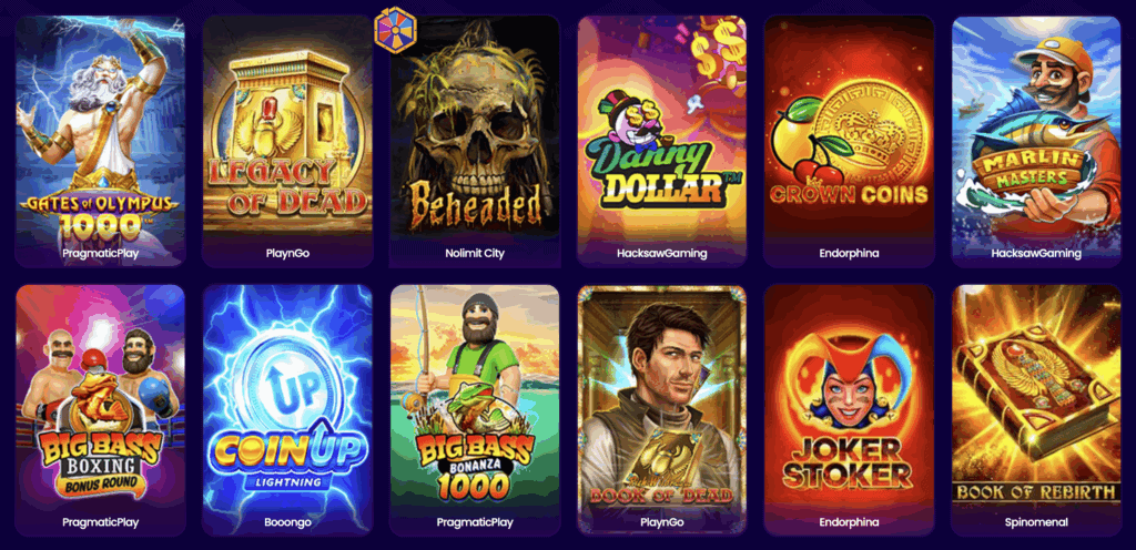 Wazbee Casino - izbira iger