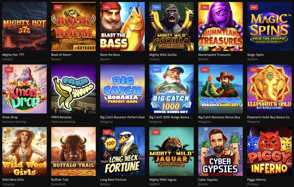 Hugo Casino - Igralni avtomati