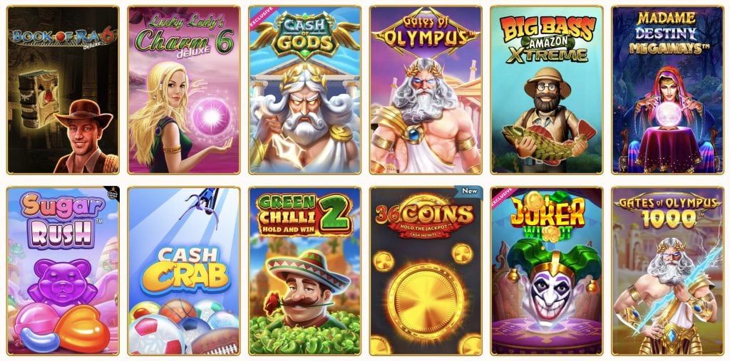 Izbira iger pri BetHall Casino