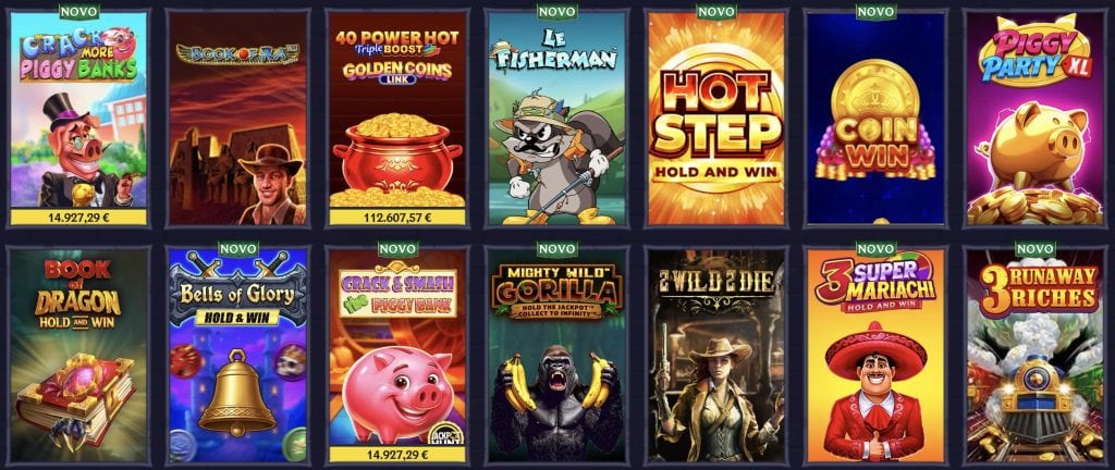 Izbira iger pri LolaJack Casino