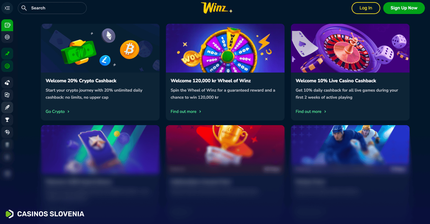 Winz Casino promocije